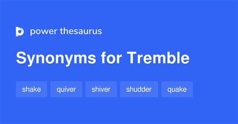 trembled synonym|More.